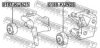 FEBEST 0187-KUN25 Tensioner Pulley, v-ribbed belt